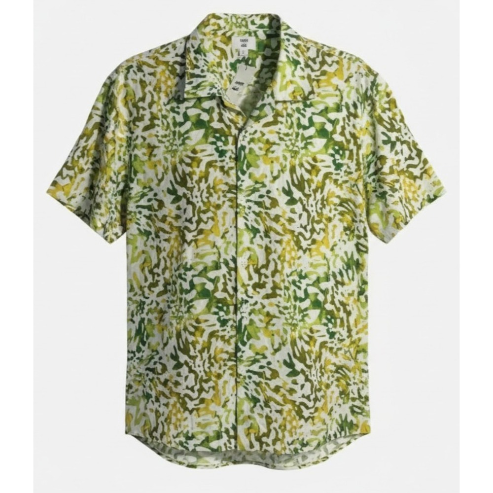 Mode of One Men's Seasonal Woven Button Shirt Neo Natural new Size L